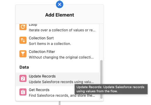 add element to a flow