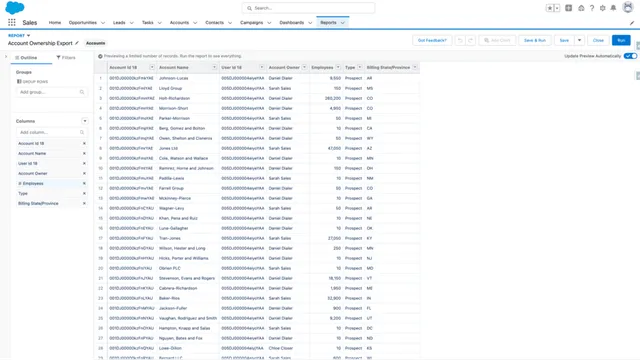 How to mass change account owners in Salesforce