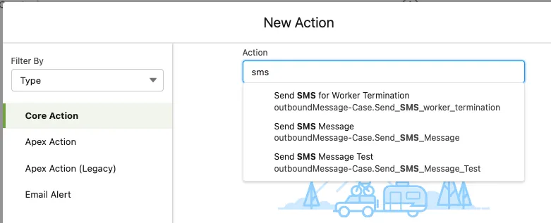 outbound message in flow