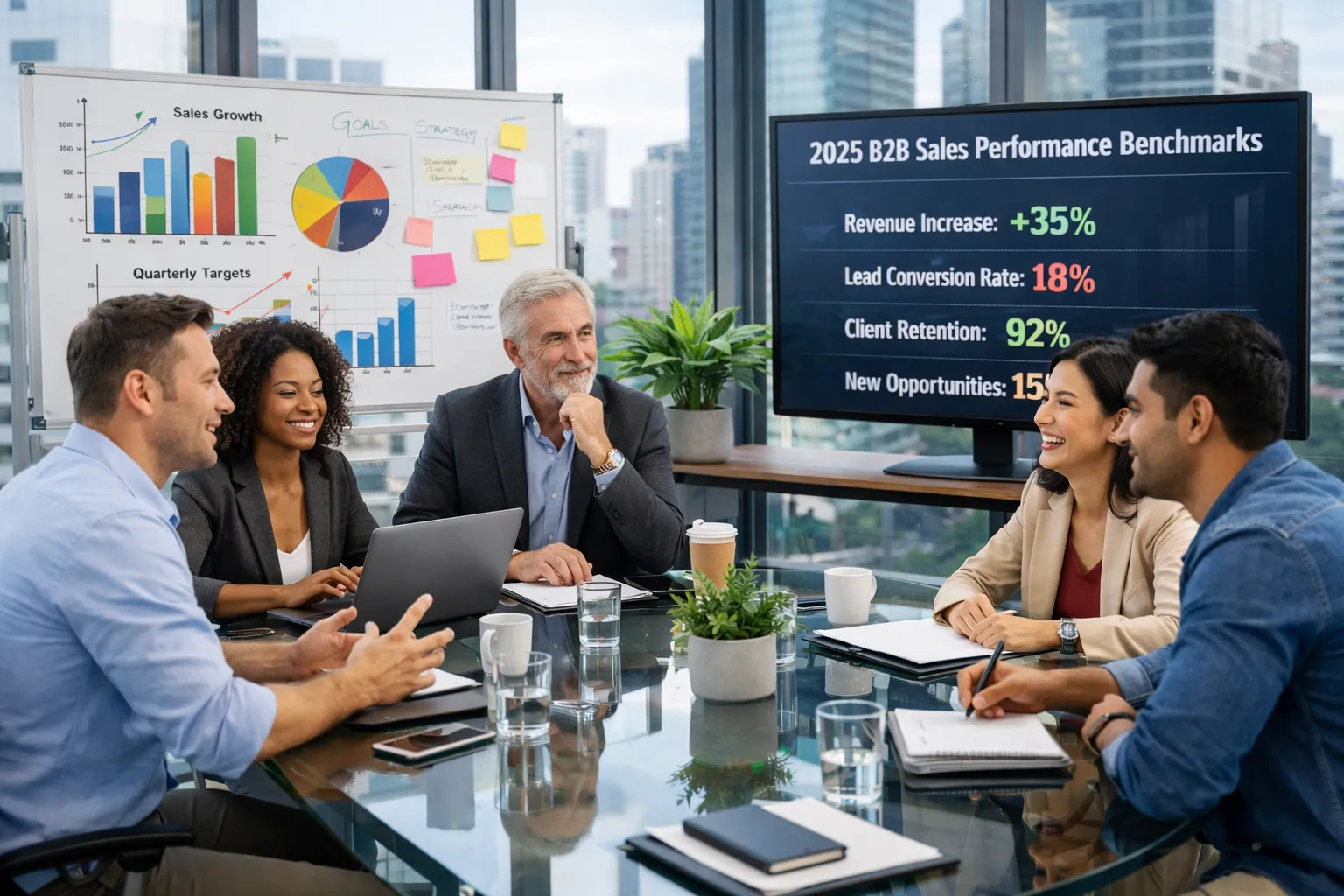 2025 B2B sales performance benchmarks